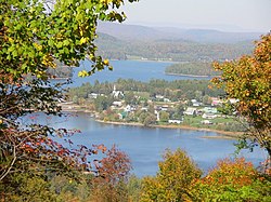 Pontmain vu de la Montagne